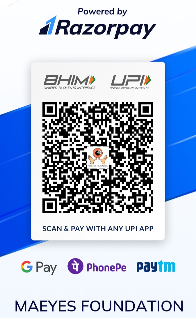 Maeyes Foundation Donation QR Code